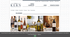 Desktop Screenshot of kern-weine.de